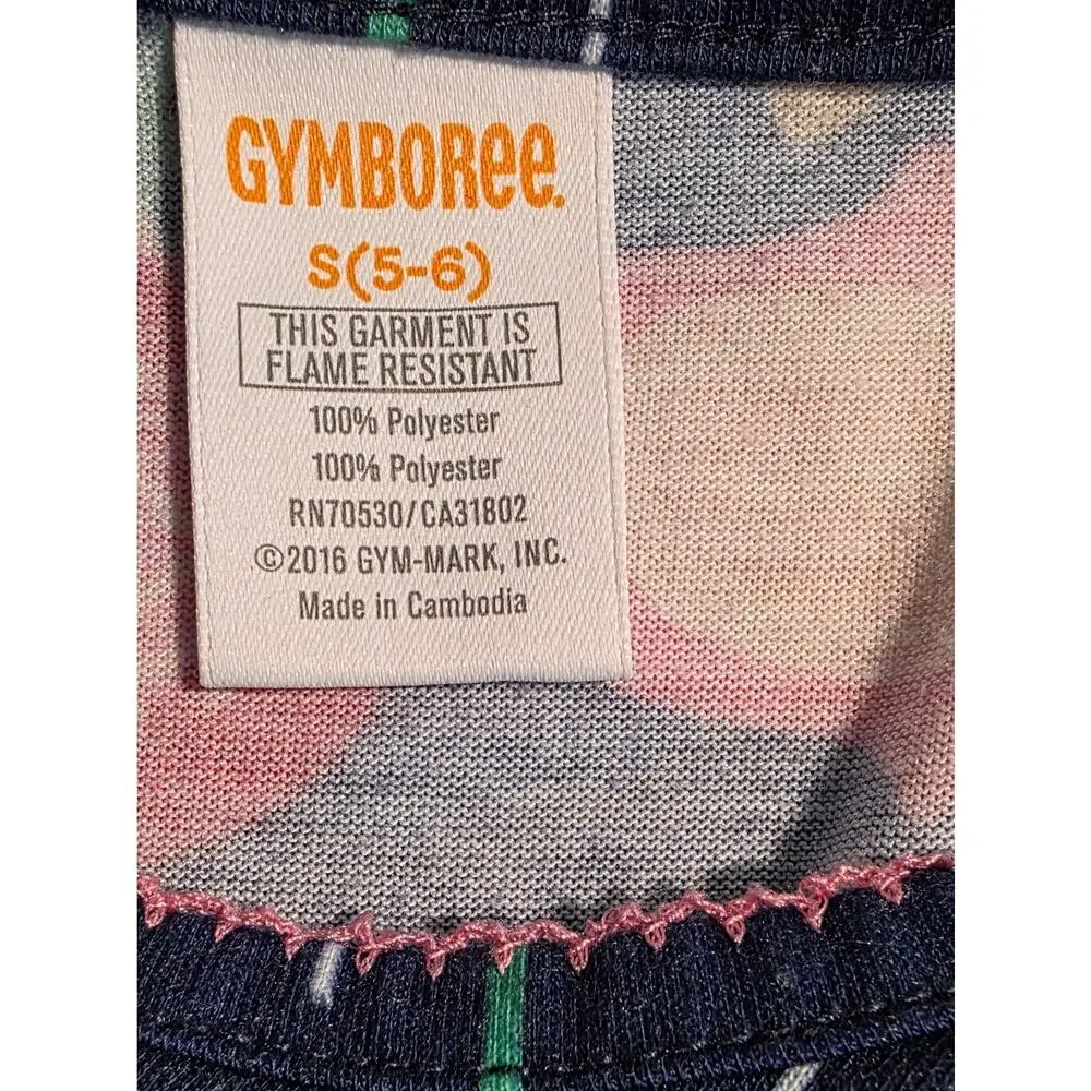 Gymboree Girls 5-6 Holiday Ornaments Nightgown Pajamas PJs